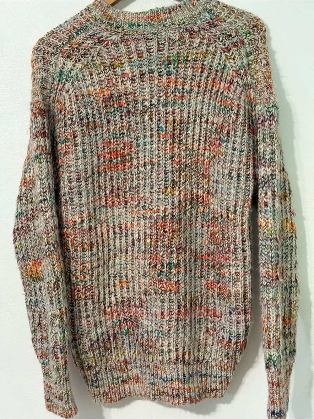 Aritzia Wilfred Free Multicolor Speckled Cream Crewneck Sweater - Picture 5 of 7